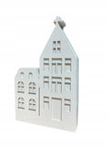 Domek Drewniany Biały 15X9 Cm