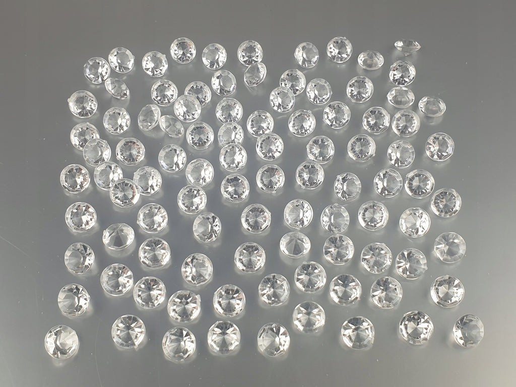 DIAMENTY DIAMENCIKI z AKRYLU 12 mm, 96 sztuk
