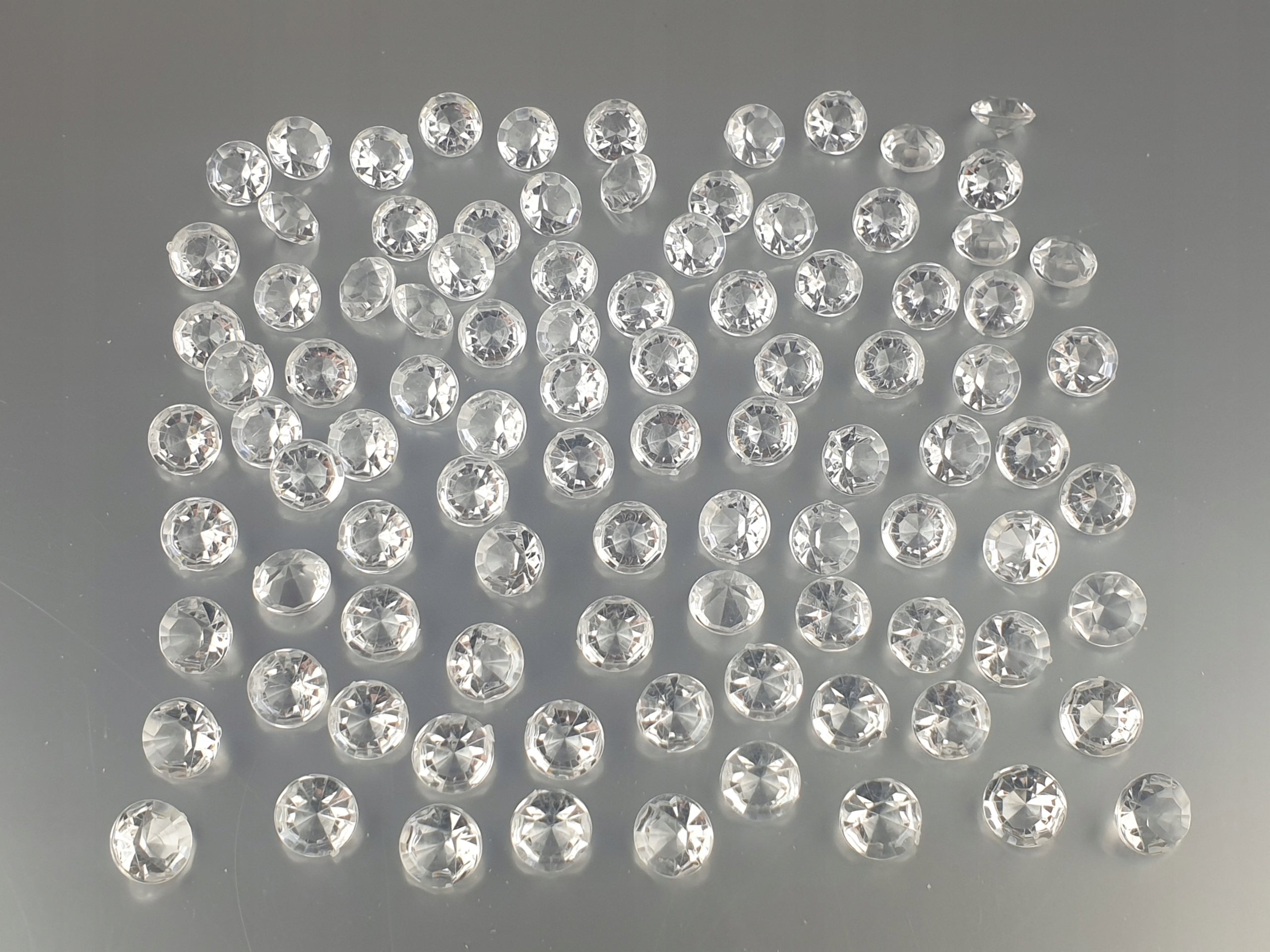 DIAMENTY DIAMENCIKI z AKRYLU 12 mm, 96 sztuk